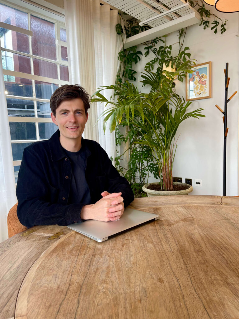 Gus Allen sat in his office